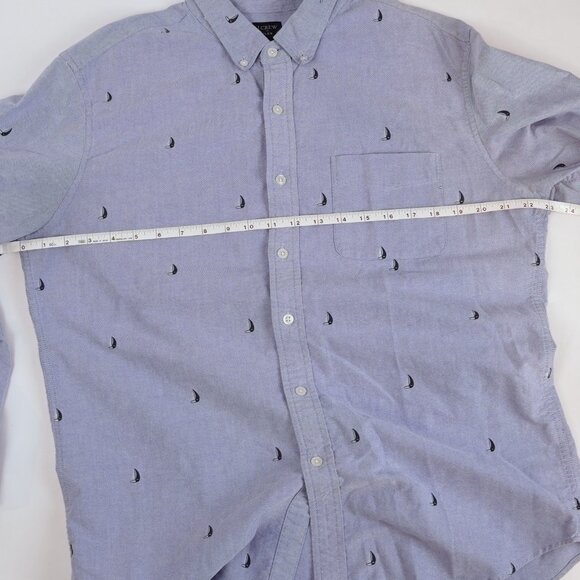 J Crew Chambray Sailboat Long Sleeve Button Down - Large - Picture 5 of 5